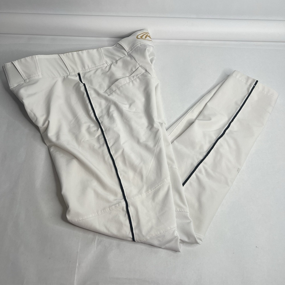 Rawlings Adult Men's Baseball‎ Athletic Pants White Size Medium